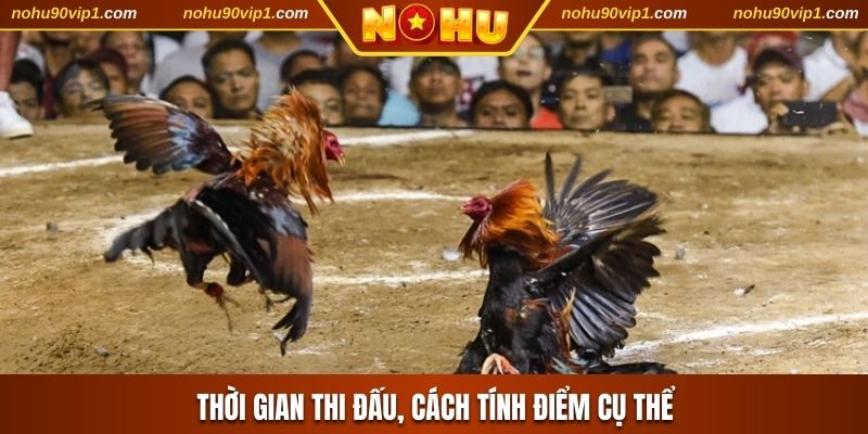 Thời gian thi đấu và quy định tính điểm mỗi trận